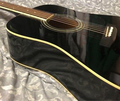 Sigma DM-1 BK Acoustic Guitar Black Dreadnought by Martin Style