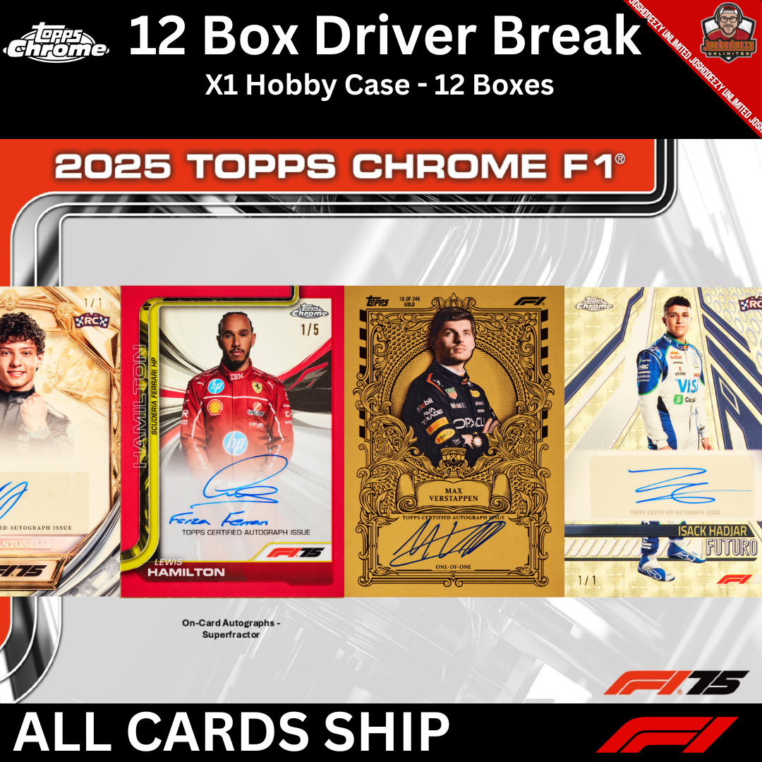 2025 Topps Chrome Formula 1 F1 Hobby Case Break PYD --- X12 Box
