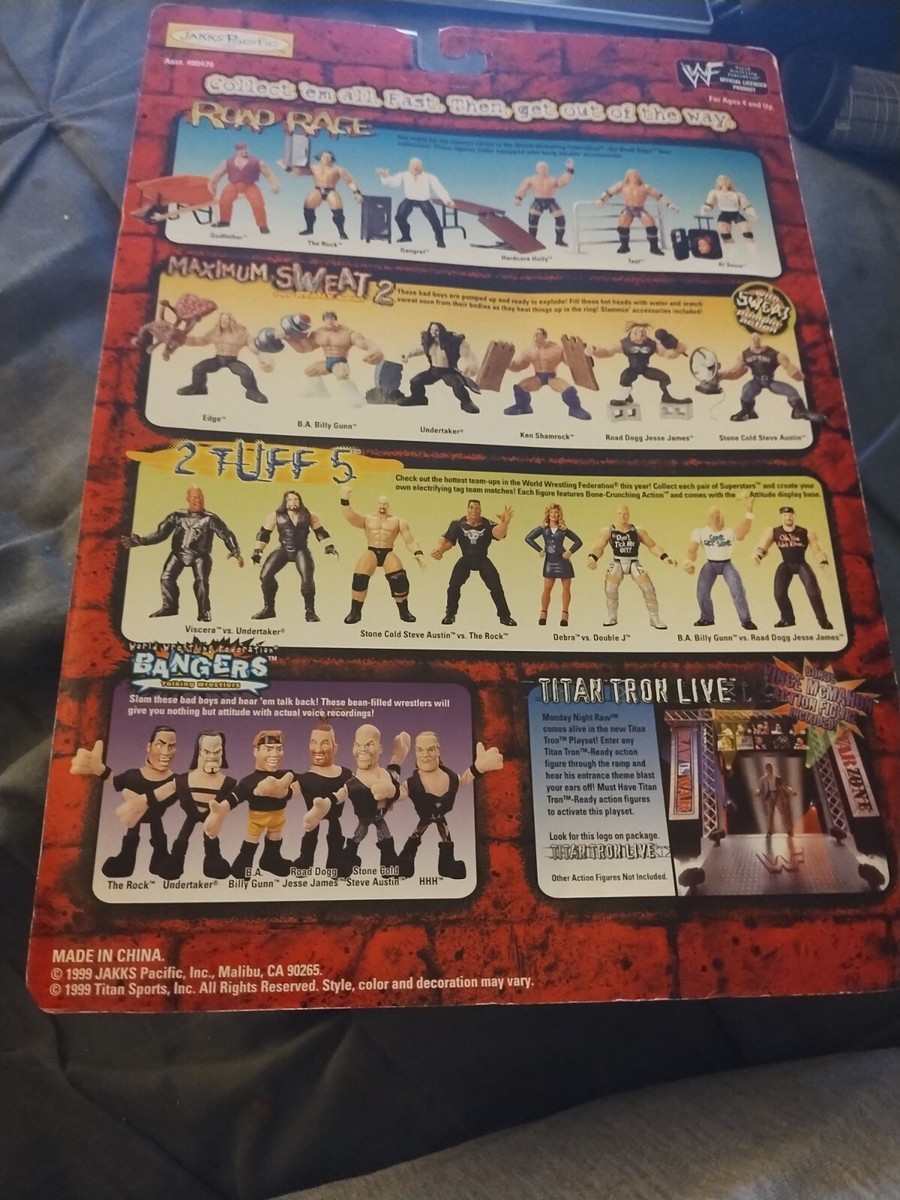 1999 WWF WWE Summer Slam 99 Al Snow Road Rage Toy Figure Jakks