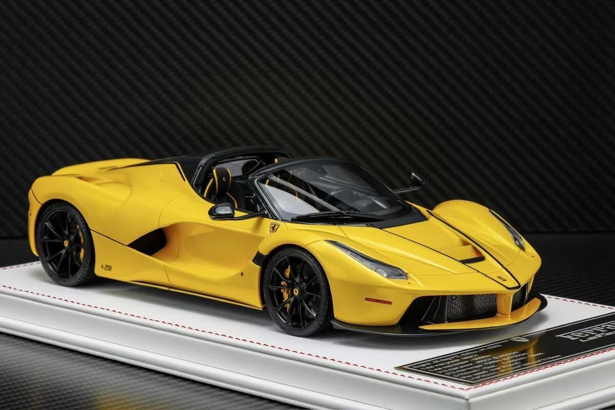 Ferrari LaFerrari Aperta (Yellow) [Davis & Giovanni] 1:18 scale | eBay