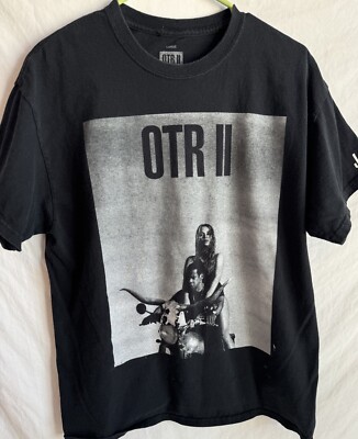 OTR II “On The Run” Tour 2018 Beyonce Jay Z Concert Merch Black