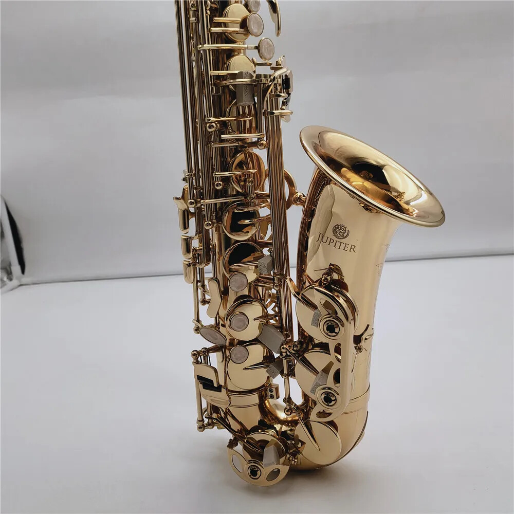 Jupiter JAS-767GL Alto Eb Saxophone Arrival Brass Gold Lacquer