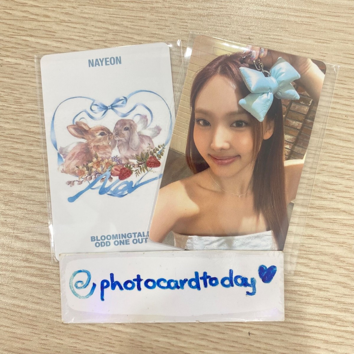 NAYEON ON HAND 'NA' POP-UP TWICE MERCH PHOTOCARD OFFICIAL JYPSHOP