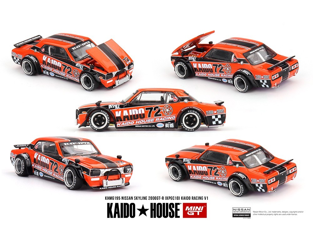 Kaido House x Mini GT 1:64 Nissan Skyline 2000GT-R (KPGC10) Racing