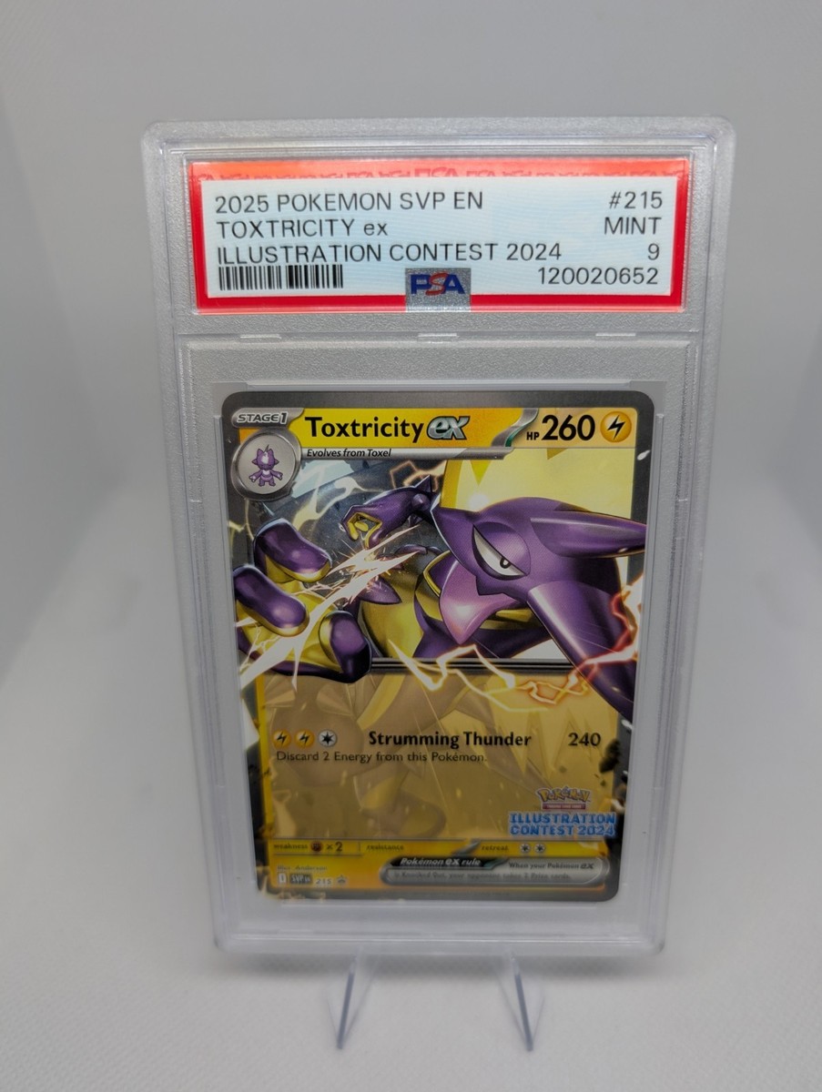 2025 POKEMON SVP EN-SV ILLUSTRATION CONTEST PROMO #215 TOXTRICITY