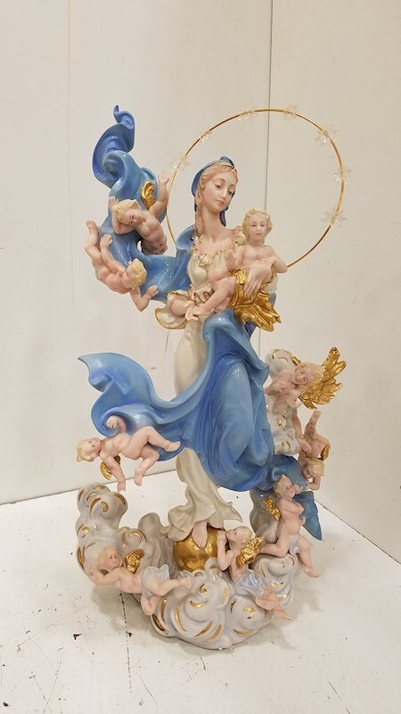 め*る様 【希少】フランクリンミント社 Mary Queen Of Heaven 希少価値