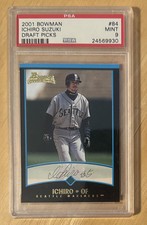 2001 Bowman Draft Picks & Prospects - Ichiro Suzuki #BDP84 (RC