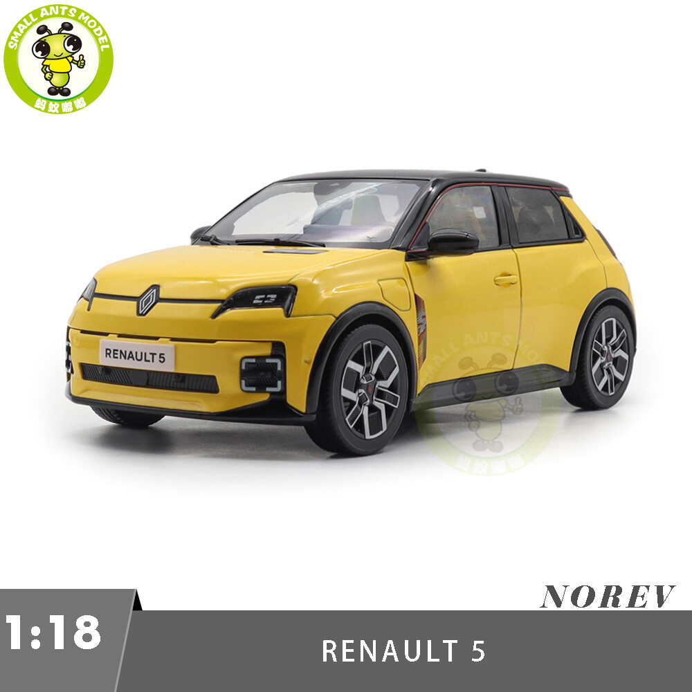 1/18 Renault 5 E-Tech 100% Electric 2024 Norev 185500 Yellow