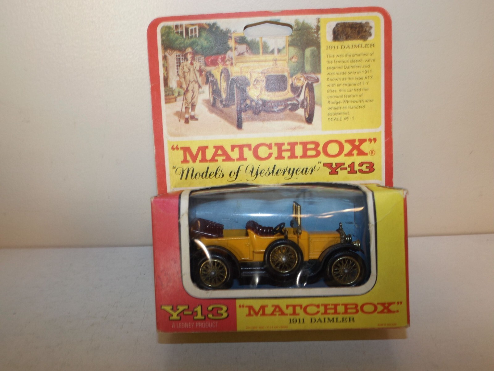 Matchbox Yesteryear Y13, 1911 Daimler - Free Price Guide & Review