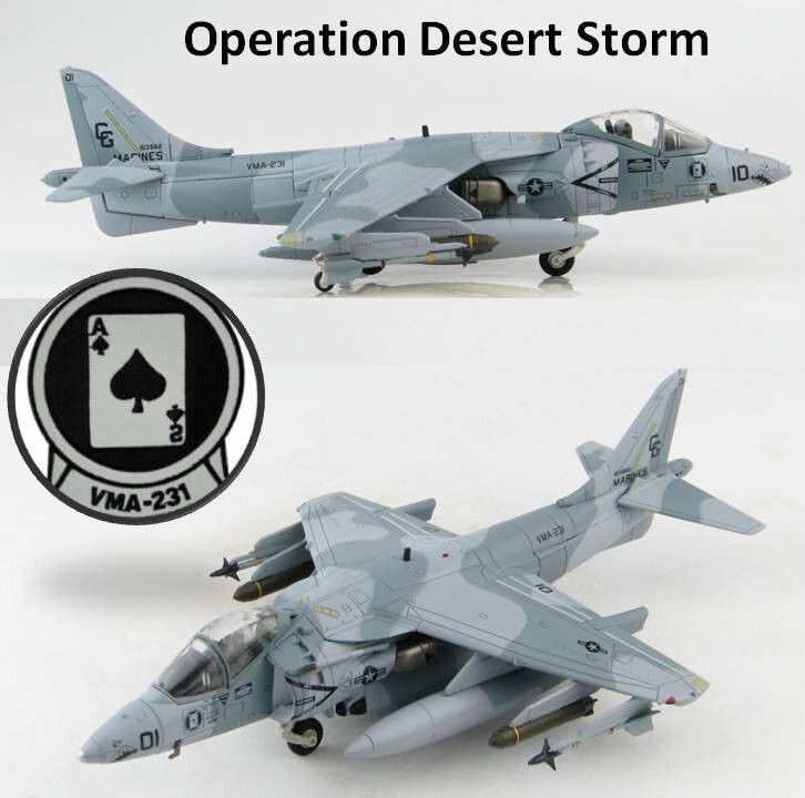 Hobby Master 1/72 HA2624 AV-8B Harrier II VMA-231 Ace of Spades