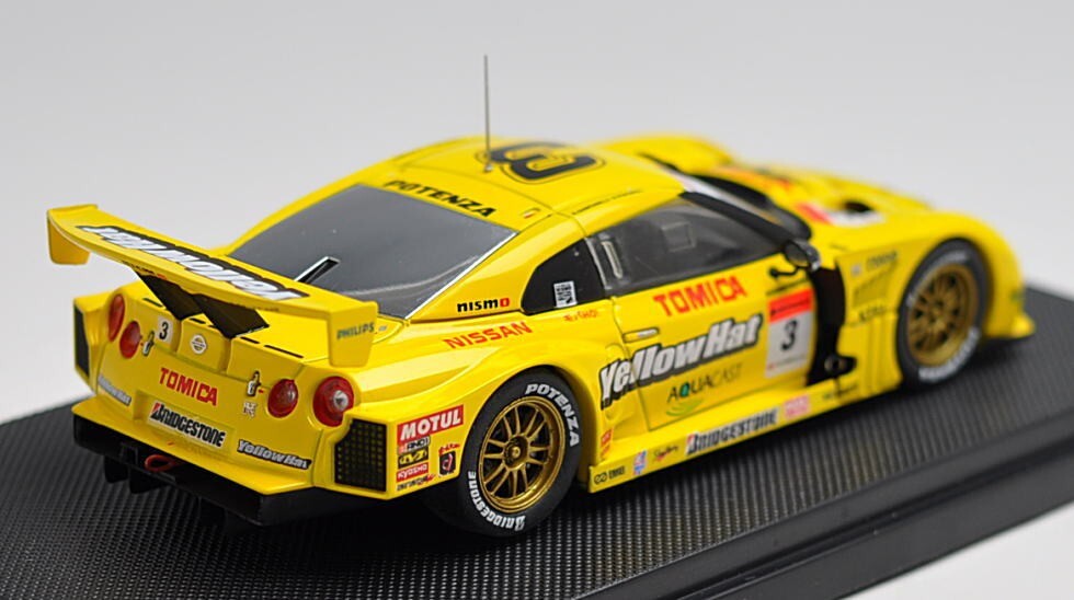 EBBRO 44130 Super GT 500 Yellow Hat YMS Tomika Gt-r Fuji 2008