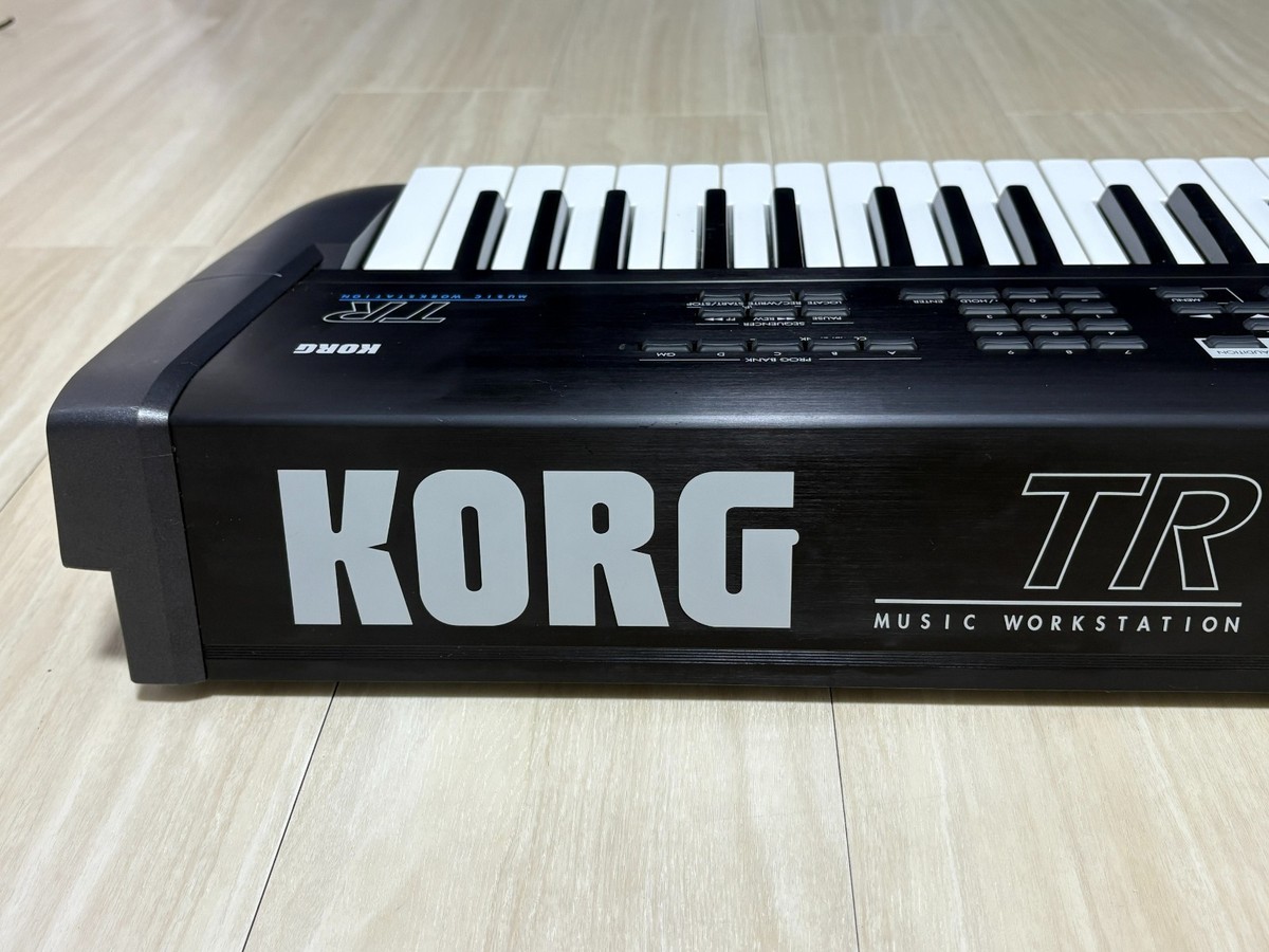 Korg TR61 61-Key Keyboard Synthesizer with Adapter Used from Japan