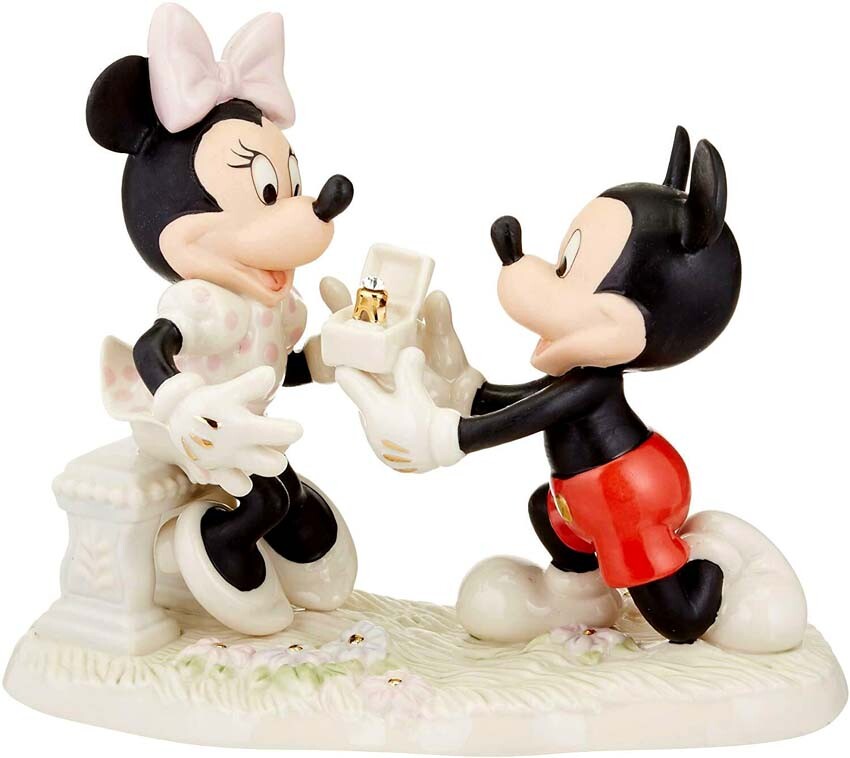 Lenox Disney Minnie's Dream Proposal Figurine Mickey Mouse