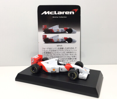 KYOSHO 1/64 McLaren Minicar Collection MP4/8 #7 Ayrton Senna