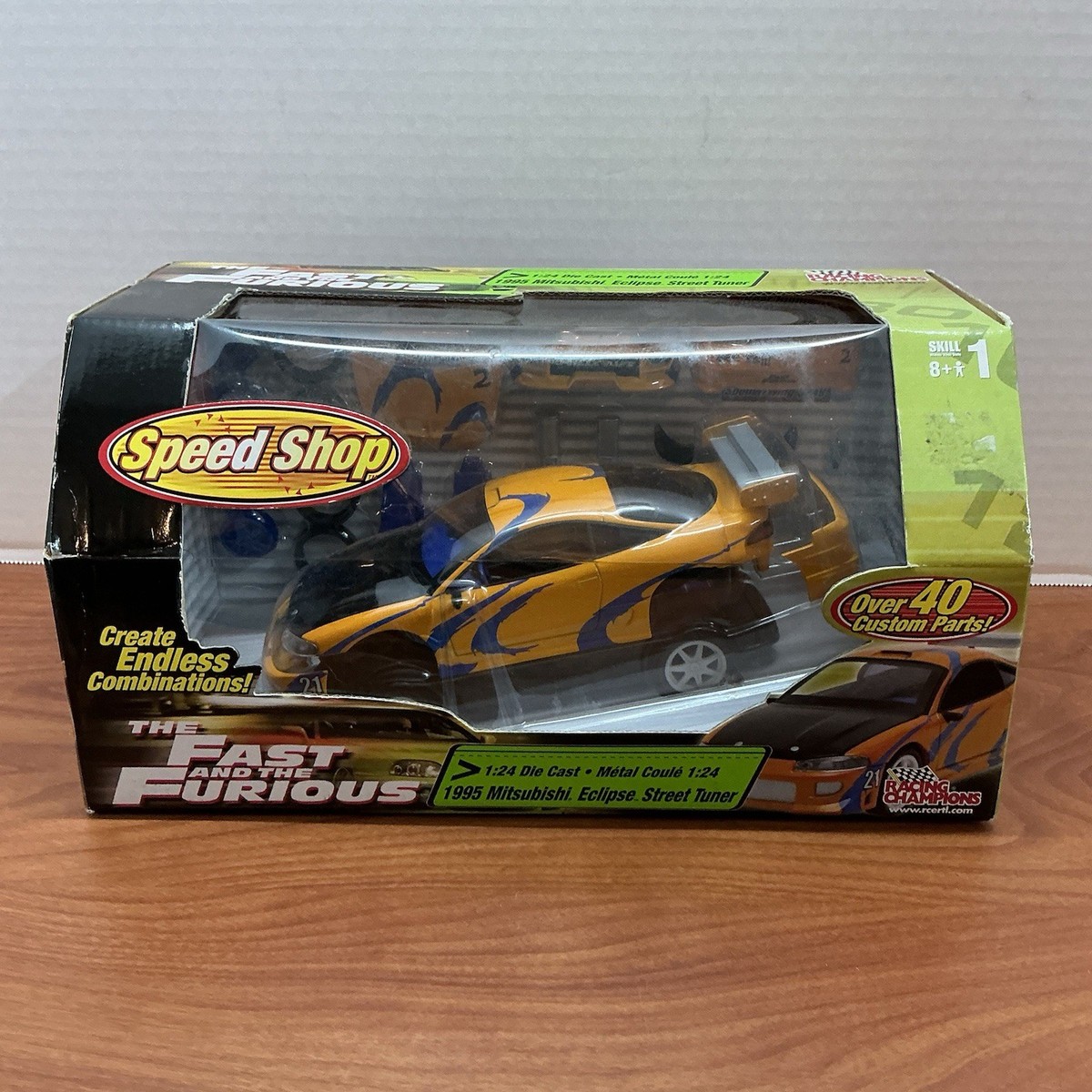 1-24 Fast Furious Speed Shop Mitsubishi Eclipse Racing Champions