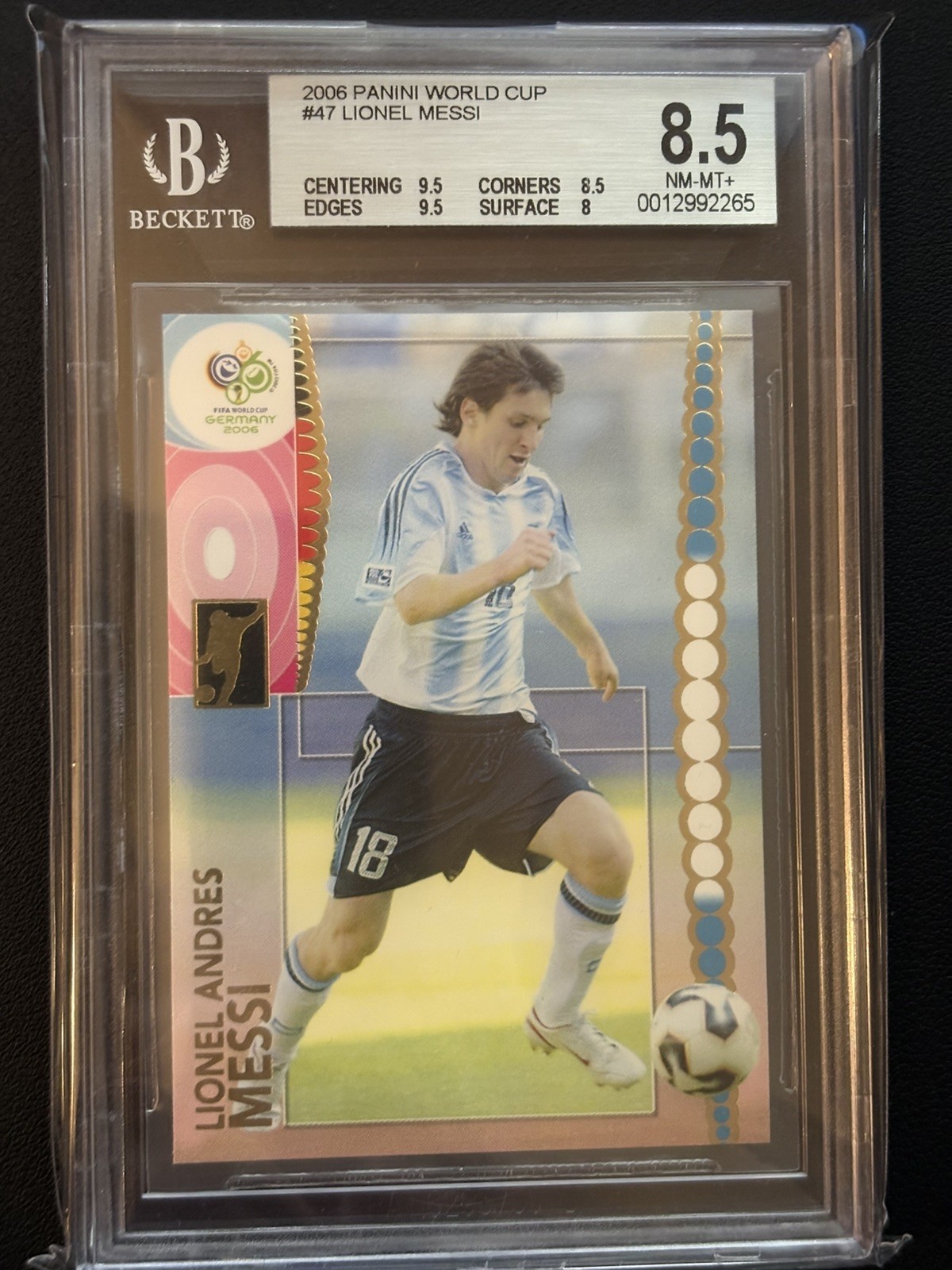 Lionel Messi 2006 Panini World Cup #47 Base Price Guide - Sports