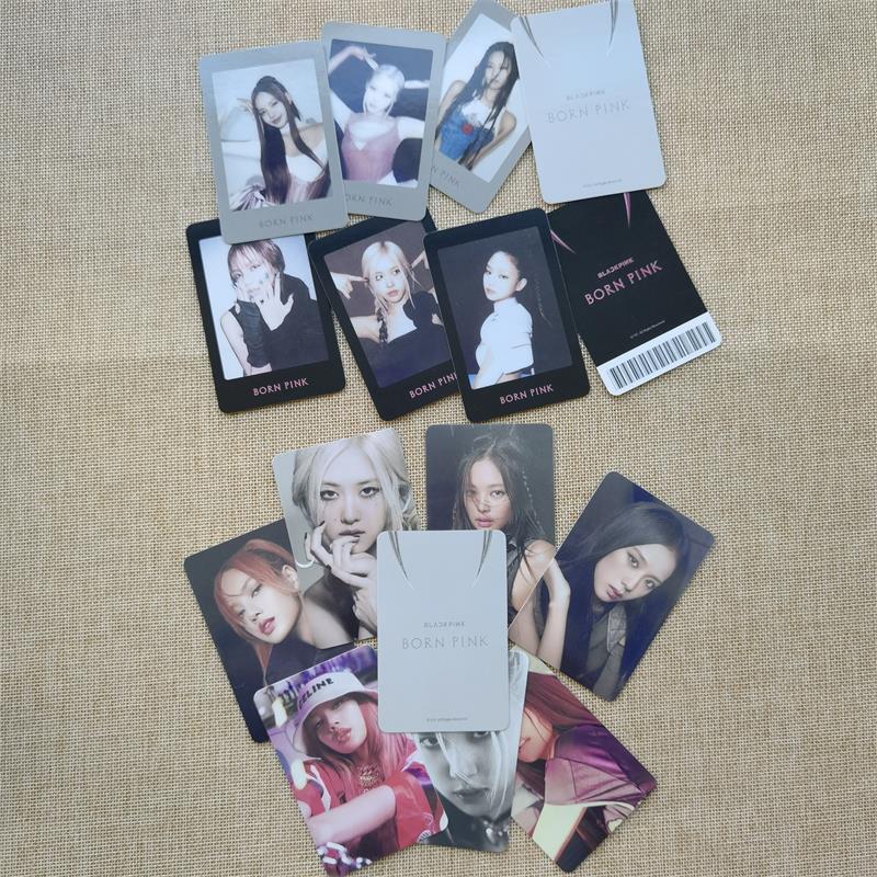2022 Kpop BP Bpink Born Pink Album Photo Cards Fanmade Autograph