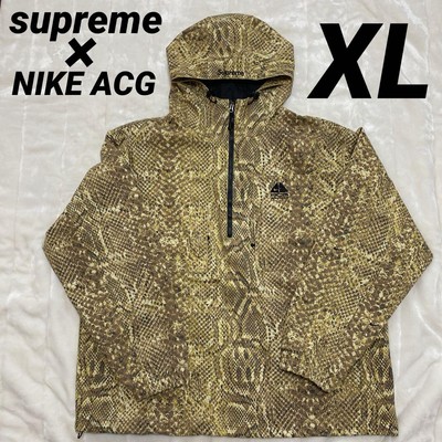 Supreme Men XL Nike Acg Denim Pullover Jacket Snake Iconic