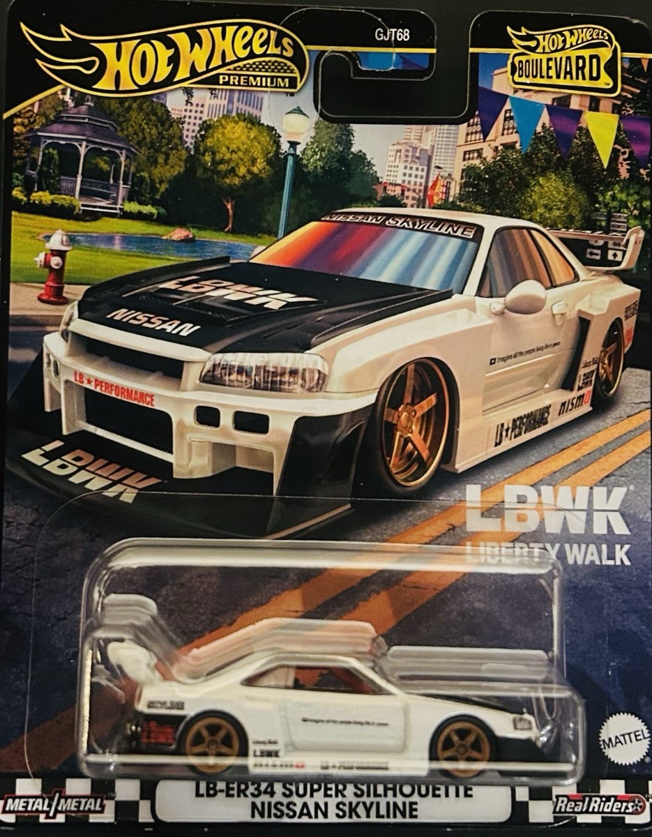 Hot Wheels Boulevard Premium 2024 R34 Skyline LB-ER34 LBWK Liberty