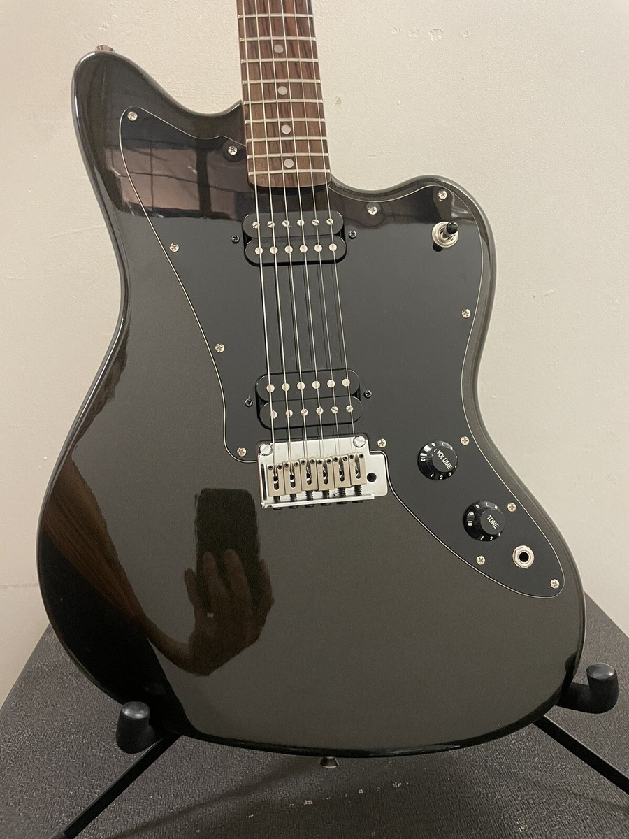 2001 Fender Squire Jagmaster Montego Black Electric Guitar | eBay