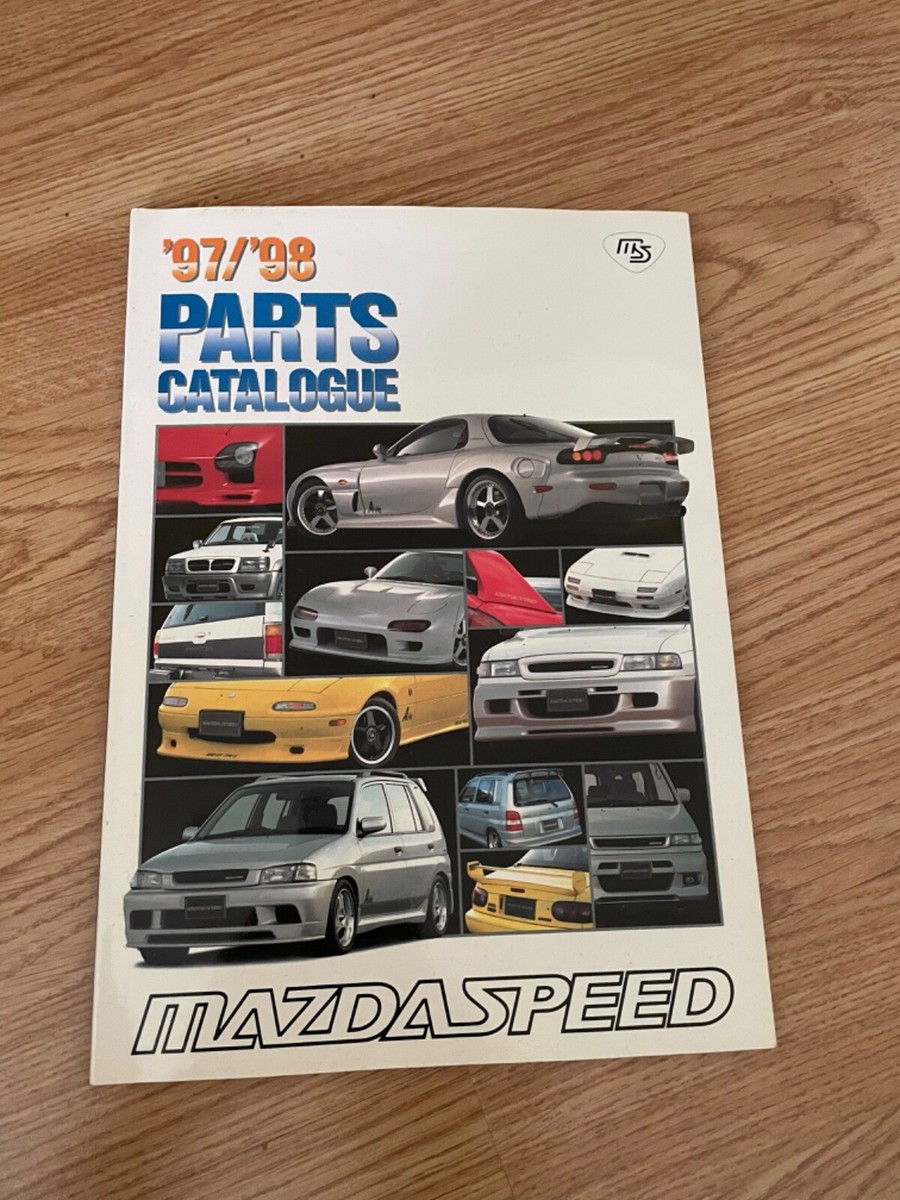 Mazdaspeed Parts Catalogue Rare FD3S RX7 Fc3s Roadster 90s Mazda