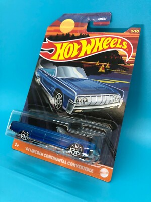Hot Wheels '64 LINCOLN CONTINENTAL CONVERTIBLE (Walmart) Blue | eBay