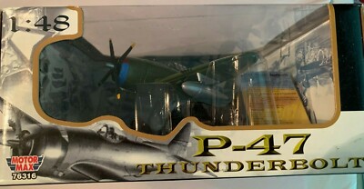 Motor Max P-47 Thunderbolt Airplane Die Cast 1:48 76316 | eBay