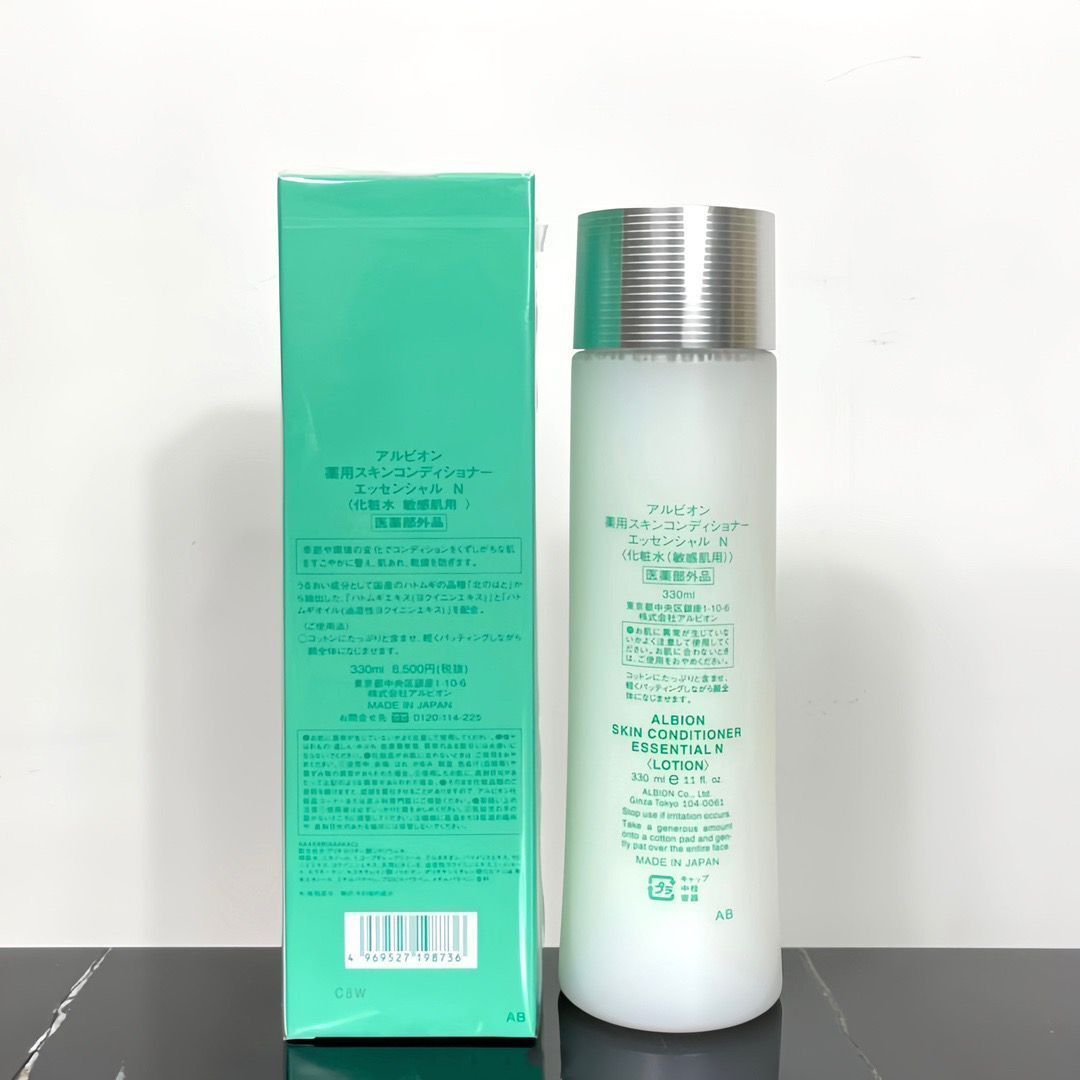 Albion Skin Conditioner Essential 330ml face lotion Clear and