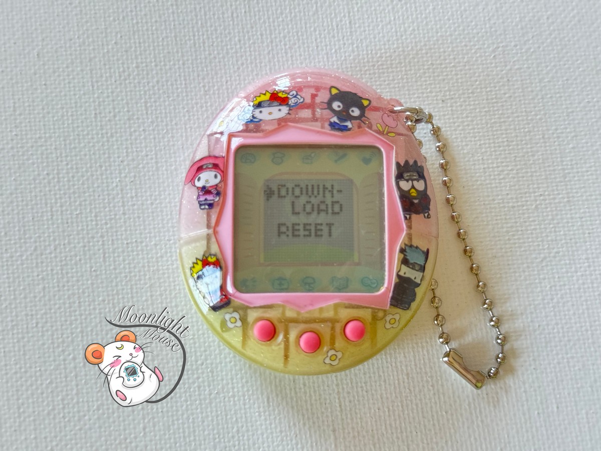 CUSTOM: Tamagotchi Connection v1 Hello Kitty Naruto Pink White