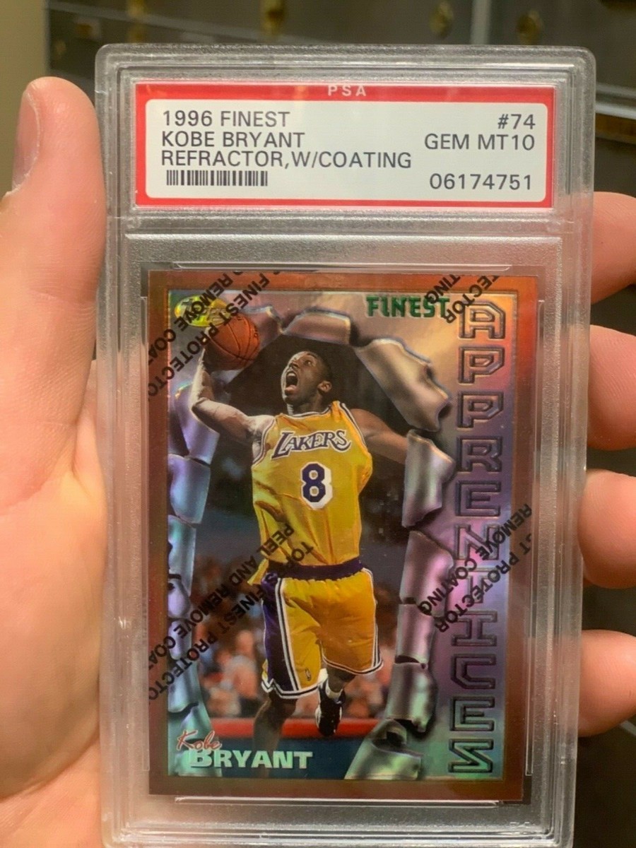 MASTERPIECE WOW PSA 10 TOPPS FINEST REFRACTOR WITH PEEL KOBE