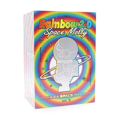 POP MART MEGA COLLECTIONS MEGA SPACE MOLLY 400% Rainbow 2.0 | eBay