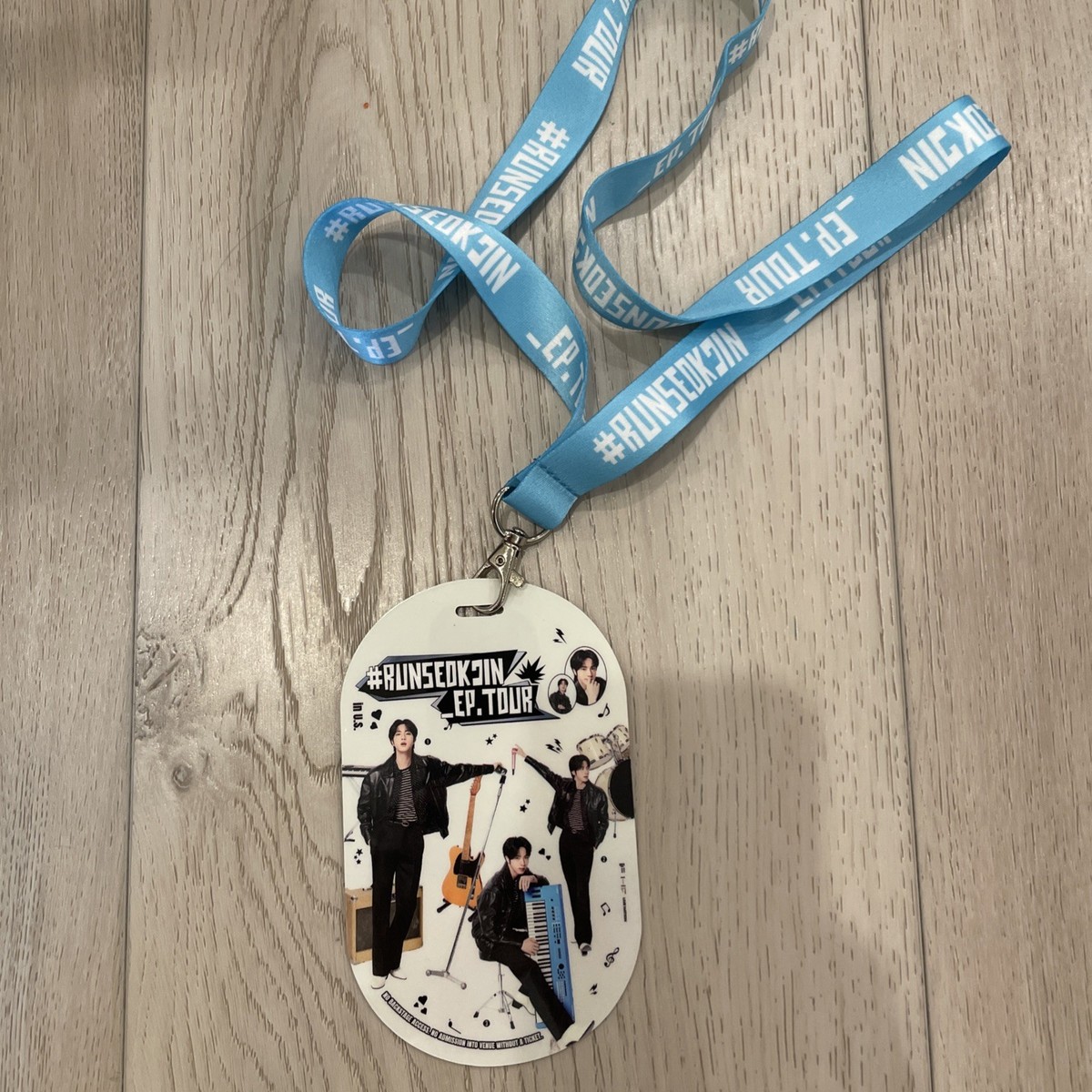 BTS Jin RUNSEOKJIN EP Tour - Fanny Pack, pins, lanyard and