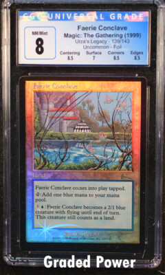 Urza's Legacy Faerie Conclave CGC 8 FOIL (6110) Magic MTG | eBay