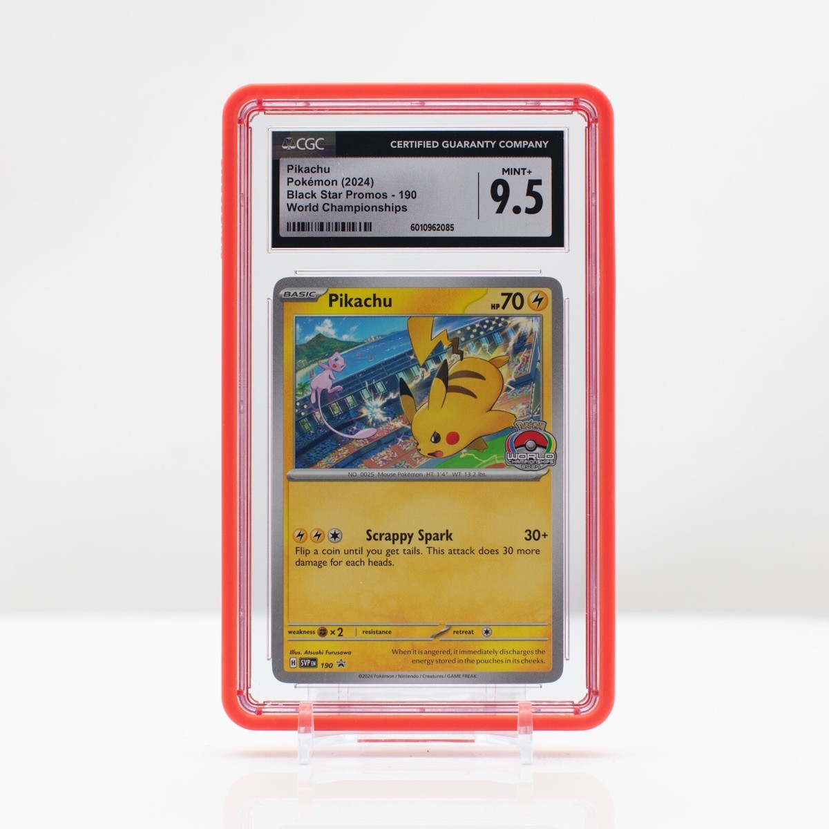 Pokemon Pikachu #190 Promo Wold Championships 2024 - CGC 9.5 | eBay