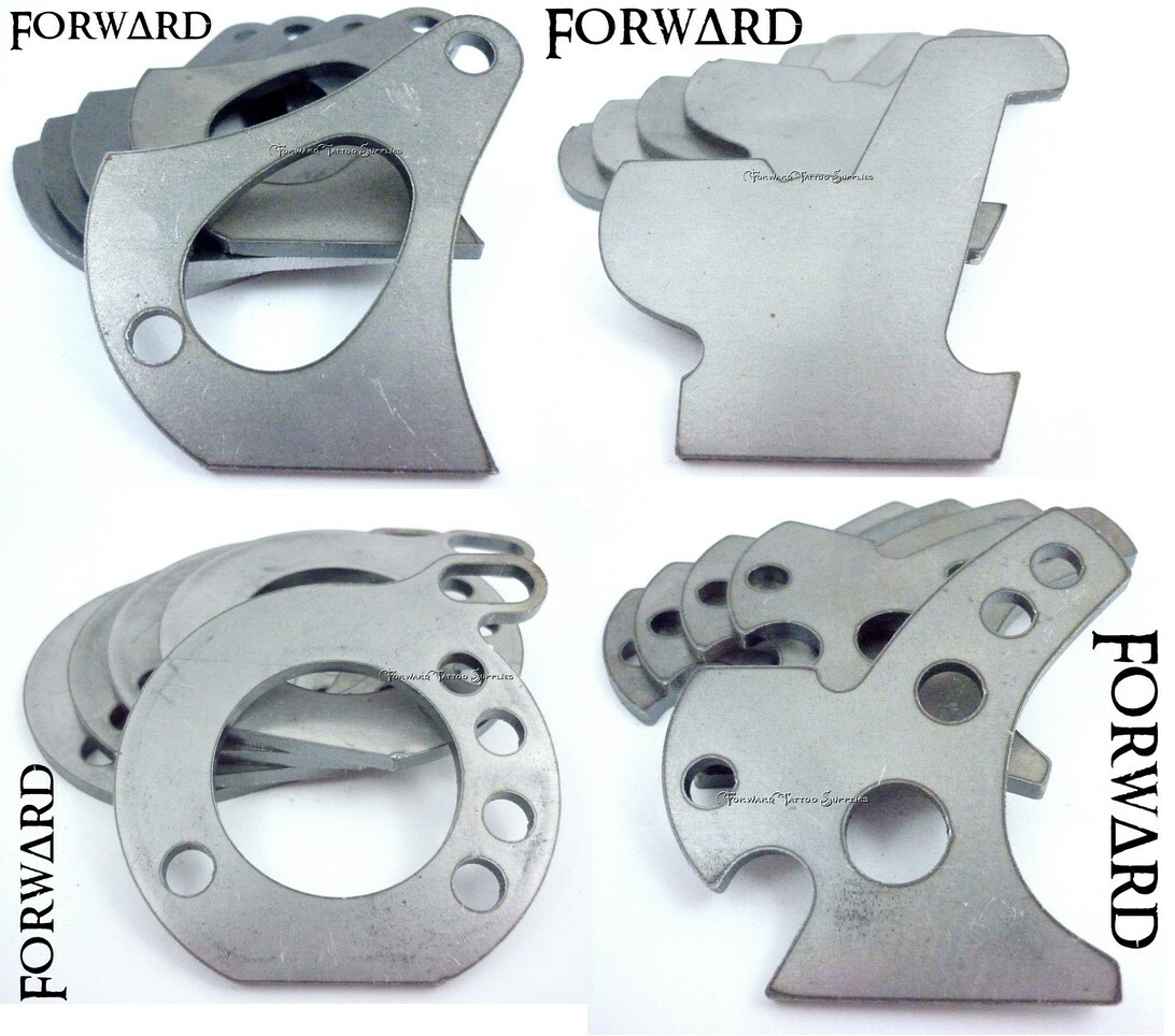 5 Side Plates USA Made of 1018 Steel Tattoo Machine Frame Parts