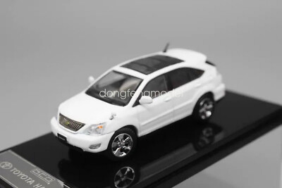 GCD 1/64 Scale Toyota Harrier XU30 SUV White Diecast Car Model Toy