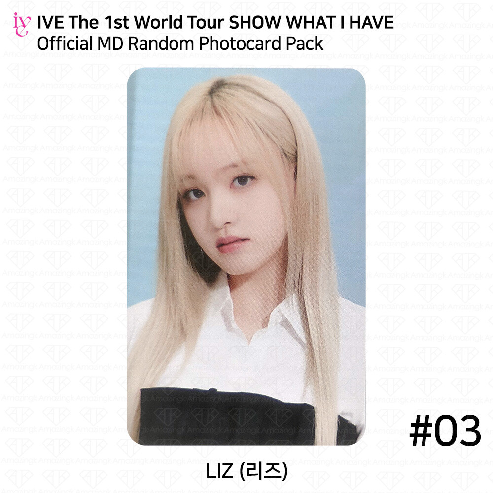 IVE The 1st World Tour SHOW WHAT I HAVE Official Random Photocard