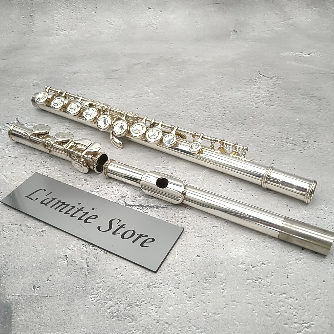 YAMAHA Student Flute YFL-221 Case Nickel Silver Plated Japan
