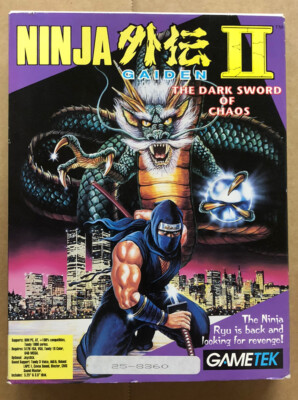 Ninja Gaiden 2 The Dark Sword Of Chaos PC IBM Tandy 1000 Vintage