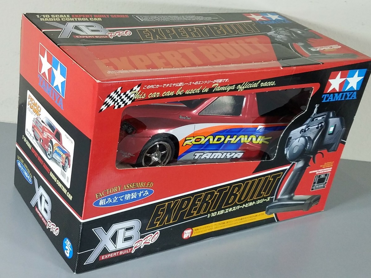 Vintage Rare XB PRO 1/10 R/C 4WD TAMIYA ROAD HAWK #57739 TT-01