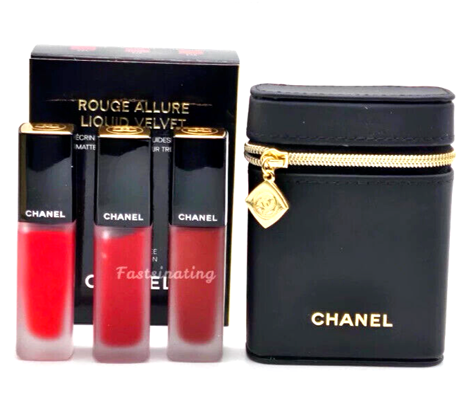 Chanel Rouge Allure Liquid Velvet Set of 3 Limited Edition NIB 100