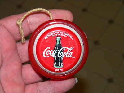 VINTAGE RUSSELL SUPER COCA-COLA YOYO MEXICO GENUINE EXCELLENT