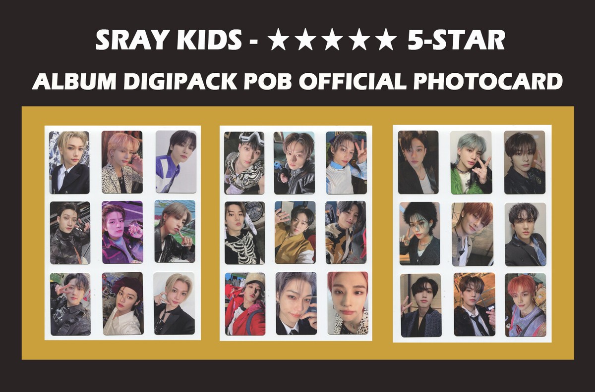 STRAY KIDS - 5-STAR ALBUM DIGIPACK PHOTOBOOK MINI POSTER OFFICIAL