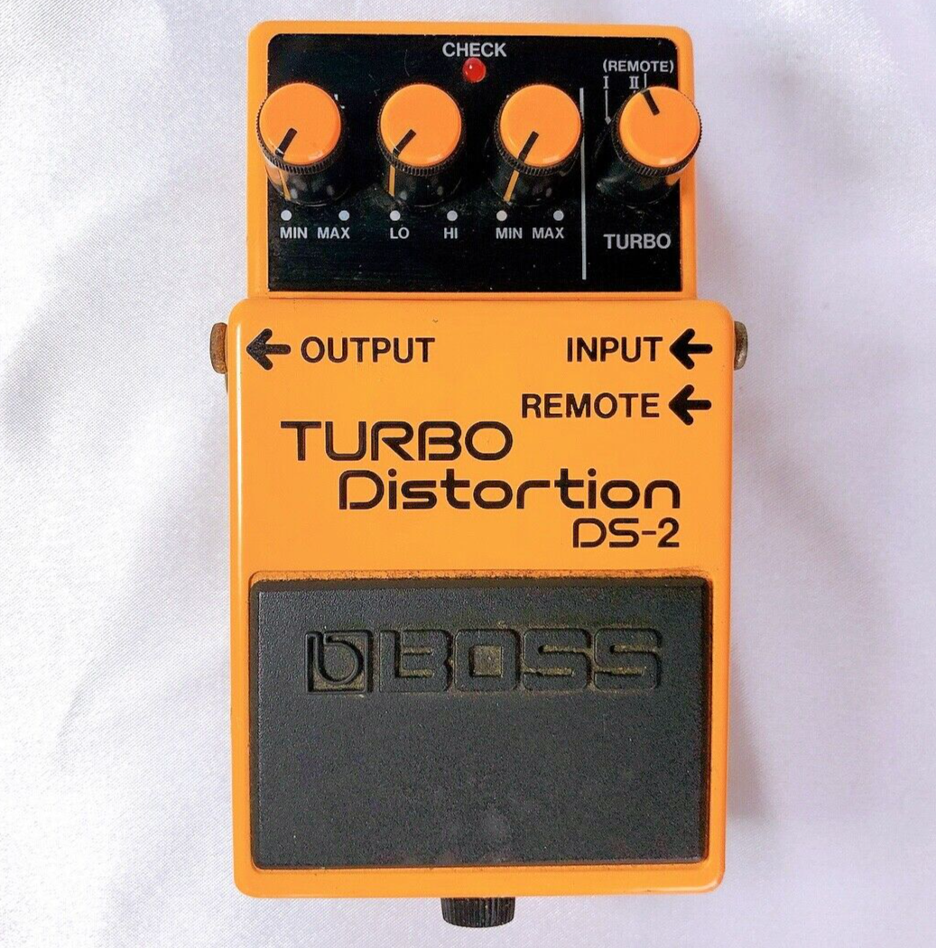 BOSS DS-2 TURBO Distortion Germanium 1990 Vintage Guitar Pedal