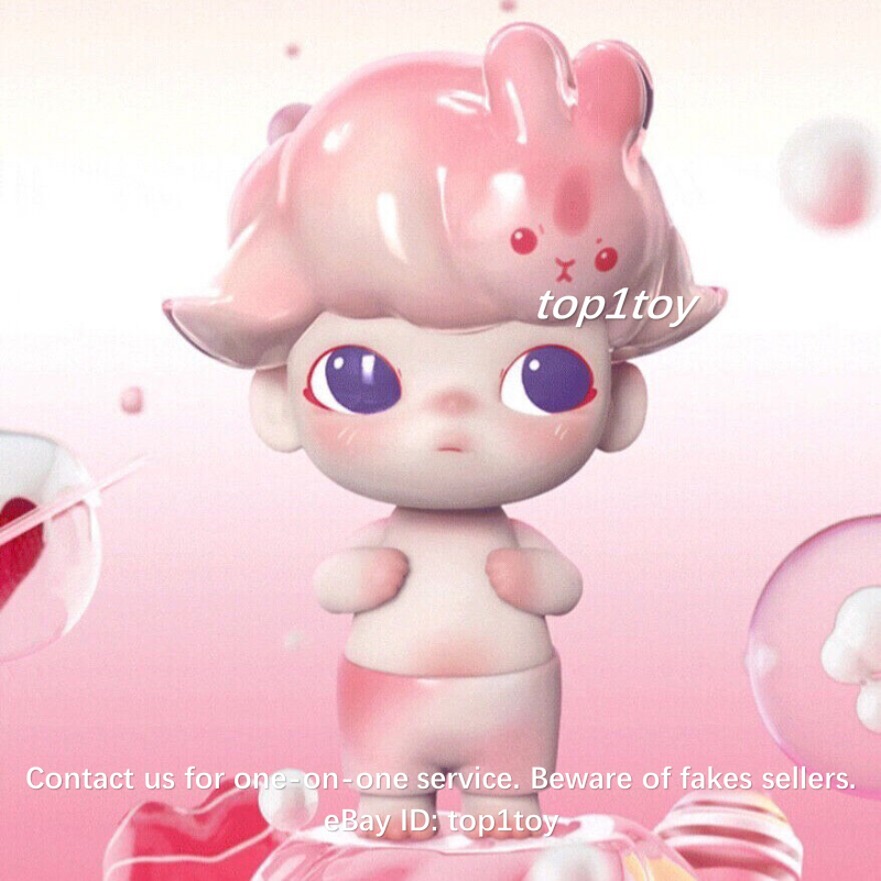 POP MART x DIMOO WORLD Sakura Jelly The Rabbit Pudding Figurine