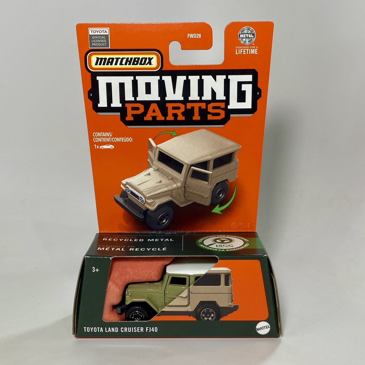 2024 Matchbox Moving Parts Toyota Land Cruiser FJ40 Beige 1:64