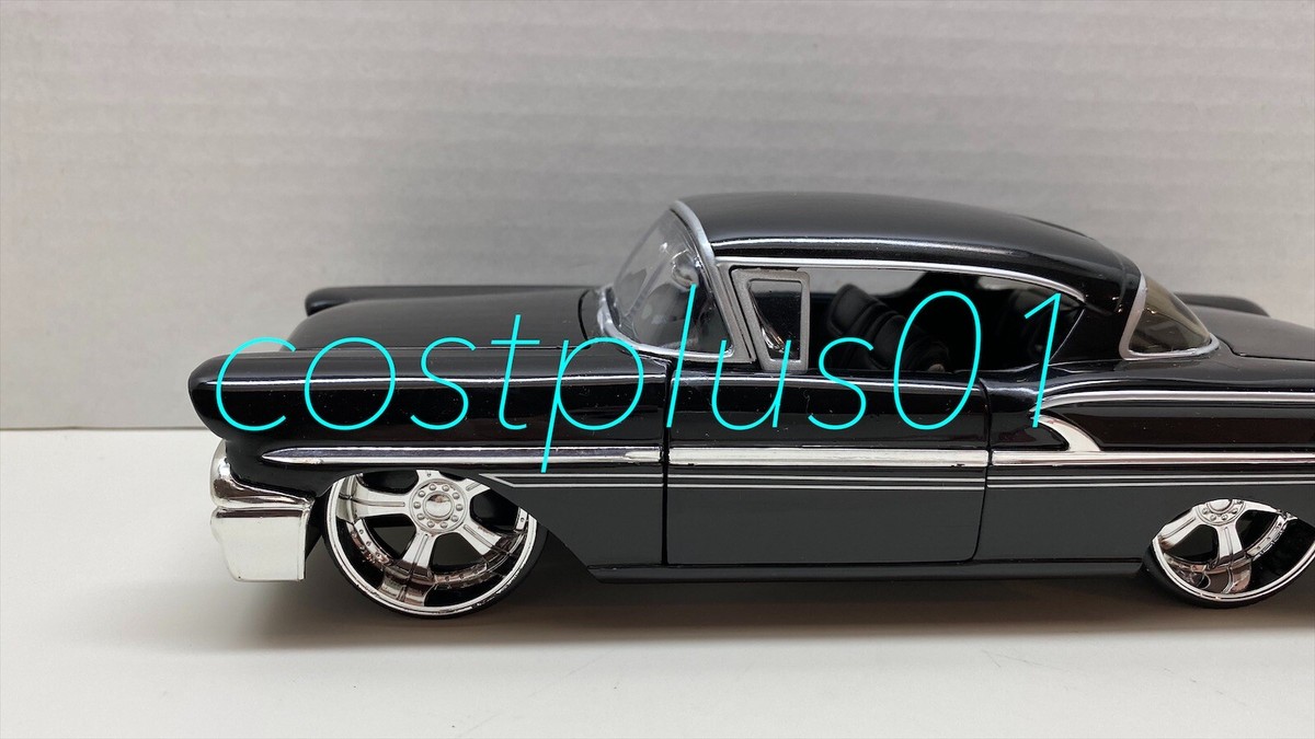 JADA DUB CITY OLDSKOOL 1958 CHEVY IMPALA 1:24 BLACK | eBay