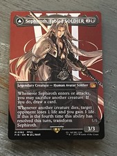 Sephiroth, Fabled SOLDIER [Borderless Foil] #317 Prices | Magic