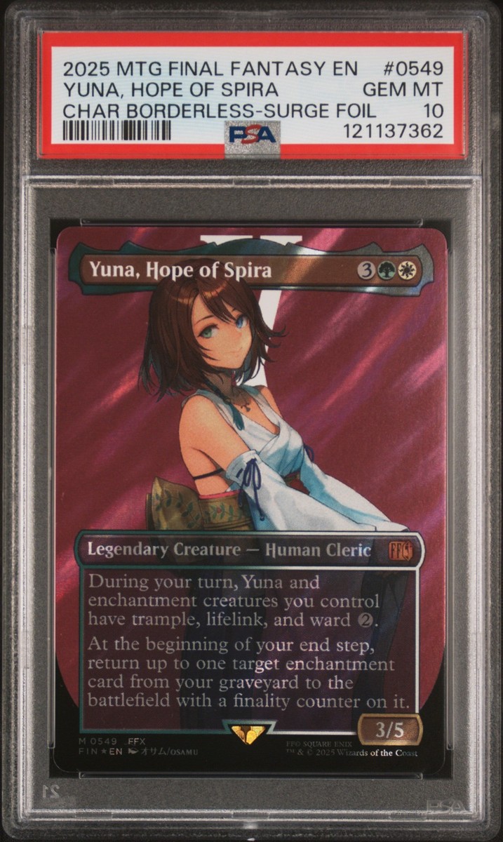 2025 MTG FINAL FANTASY #0549 YUNA, HOPE OF SPIRA PSA 10 | eBay