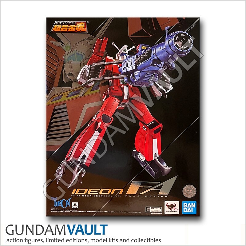 BANDAI Chogokin IDEON FA GX-92 Diecast Painted Movable Figure for